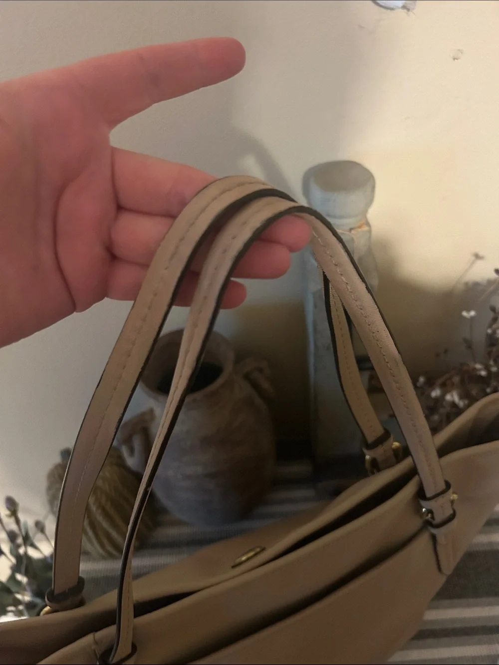 Coach spacious leather